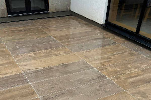 Timber-effect Porcelain Patio
